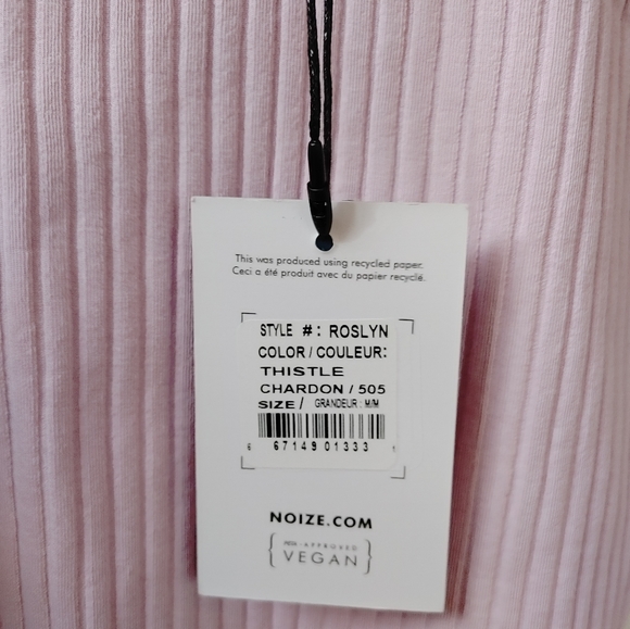 🍋Noize Ribbed Crop Tank ~ Size M - Picture 3 of 5